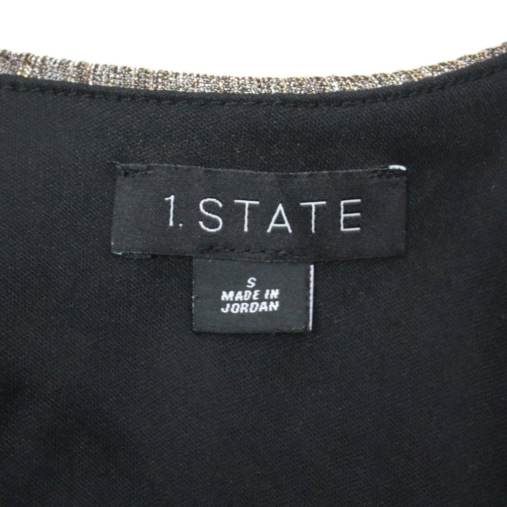 1. State Womens Small Smocked Cinched Sleeve Blouse Top - Picture 7 of 7